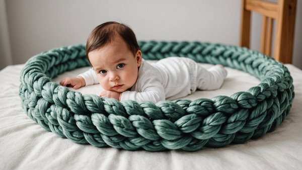 Tour de lit tressé : confort et sécurité pour bébé